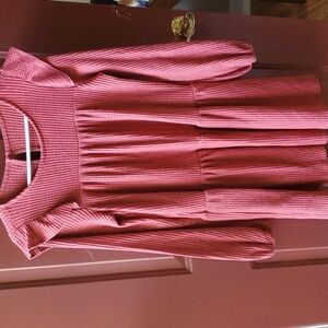 Unbranded rust waffle weave dress size Large